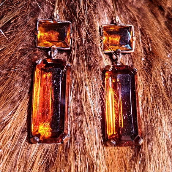 YSL 🇫🇷 Robert Goossens' PRISM cut earrings!!! Vintage *RARE FIND* - Picture 11 of 12